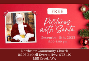  FREE Pictures with Santa!
